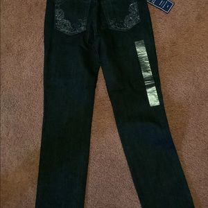 Dark blue size 2p jeans charter club straight leg